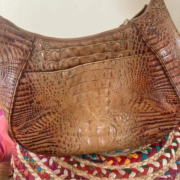 Brahmin crocodile  leather shoulder bag - Picture 10 of 11